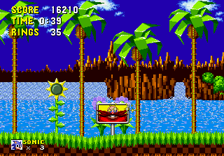 Sonic for MegaCD background