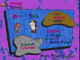 Ren & Stimpy Show Presents Stimpy's Invention, The (USA) (Beta) background