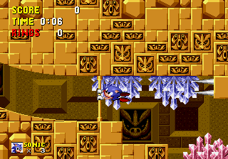 Super Special Spindash in Sonic 1 background