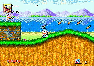 Tiny Toon Adventures - Buster's Hidden Treasure (Europe) background
