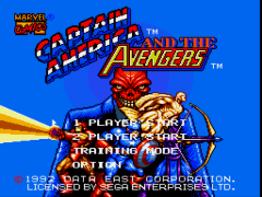 Captain America and the Avengers (USA) (Beta) background