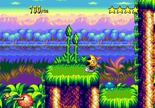 Ristar - The Shooting Star (Japan) background