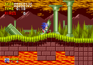 Sonic 1 Bugfixes & Act Palettes background