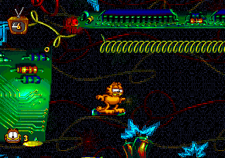 Garfield - Caught in the Act (USA, Europe) background