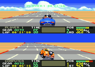 OutRunners (Japan) background