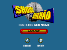 Show do Milhao (Brazil) background
