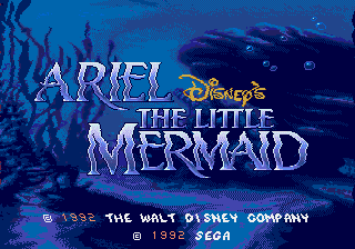 Ariel the Little Mermaid (USA, Europe) background