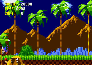 Sonic Debut background