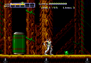 Strider Returns - Journey from Darkness (USA) background