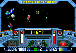 Math Blaster - Episode 1 (USA) background