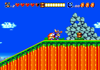 Sparkster - Rocket Knight Adventures 2 (Japan) background