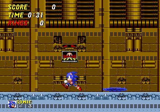 Portal Gun in Sonic 2 background