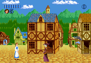 Beauty and the Beast - Belle's Quest (USA) background