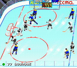 Tecmo Super Hockey (USA) background