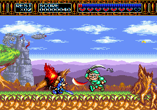 Rocket Knight Adventures (Europe) background