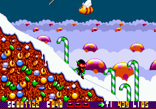 Zool - Ninja of the 'Nth' Dimension (Europe) background