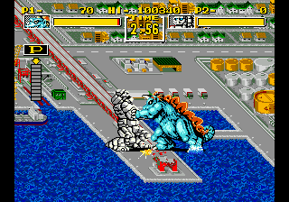 King of the Monsters (Europe) background