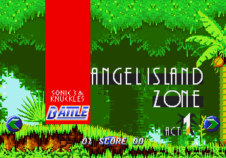 Sonic 3 & Knuckles: Battle Race background