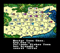 Romance of the Three Kingdoms II (USA) background