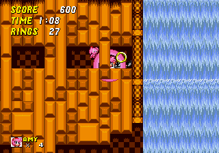 Sonic the Hedgehog 2 Pink Edition background