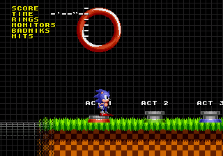 Sonic the Hedgehog 1 @ SAGE 2010 background