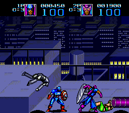 Captain America and the Avengers (USA) background