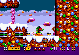 Zool - Ninja of the 'Nth' Dimension (USA) background