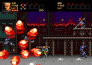 Contra - The Hard Corps (Japan) background