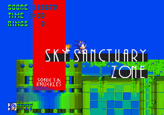 Cooler Sonic in Sonic 3 & Knuckles background