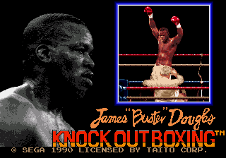 James 'Buster' Douglas Knockout Boxing (USA, Europe) background