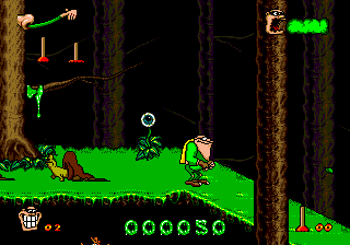 Boogerman - A Pick and Flick Adventure (USA) background