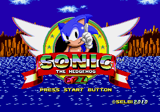 Sonic ERaZor 1st Public Release (S1 Hack) background
