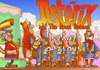 Asterix and the Great Rescue (Europe) (En,Fr,De,Es,It) background