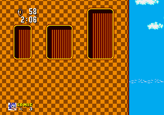 Sonic 1: Back 2 The Future background