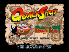 QuackShot Starring Donald Duck ~ QuackShot - Guruzia Ou no Hihou (World) background