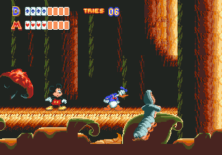 World of Illusion Starring Mickey Mouse and Donald Duck (Europe) background