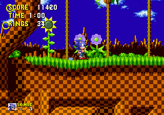 An Apeeling Sonic Hack background