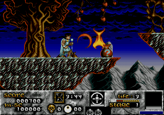 Risky Woods (USA, Europe) background