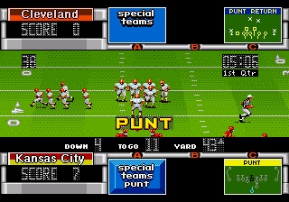 John Madden Football '93 (USA, Europe) background