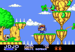 Chiki Chiki Boys (USA, Europe) background