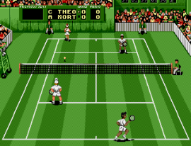 Pete Sampras Tennis (USA, Europe) (J-Cart) (MDSTEE 13) background