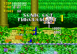 White Sonic in Sonic 2 background