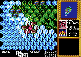 Master of Monsters (USA) background