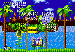 Sonic 1 Reversed Frequencies background