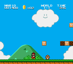 Super Mario 2 1998 (Unl) background