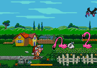 Ren & Stimpy Show Presents Stimpy's Invention, The (USA) background