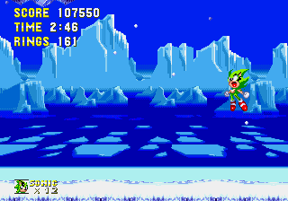 Sonic 3 Dark Sonic background