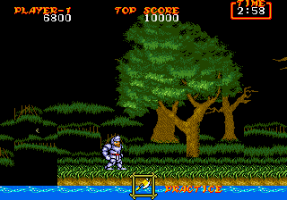 Ghouls 'n Ghosts (USA, Europe) background