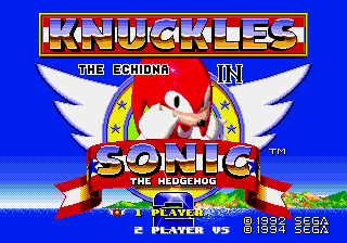 Sonic the Hedgehog & Miles "Tails" Prower the Fox in Knuckles the Echidna in Sonic the Hedgehog 2 background