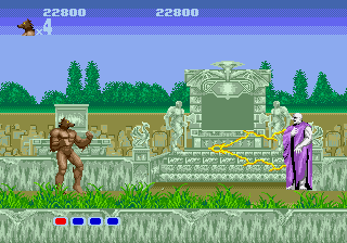 Altered Beast with Arcade Voice Samples background